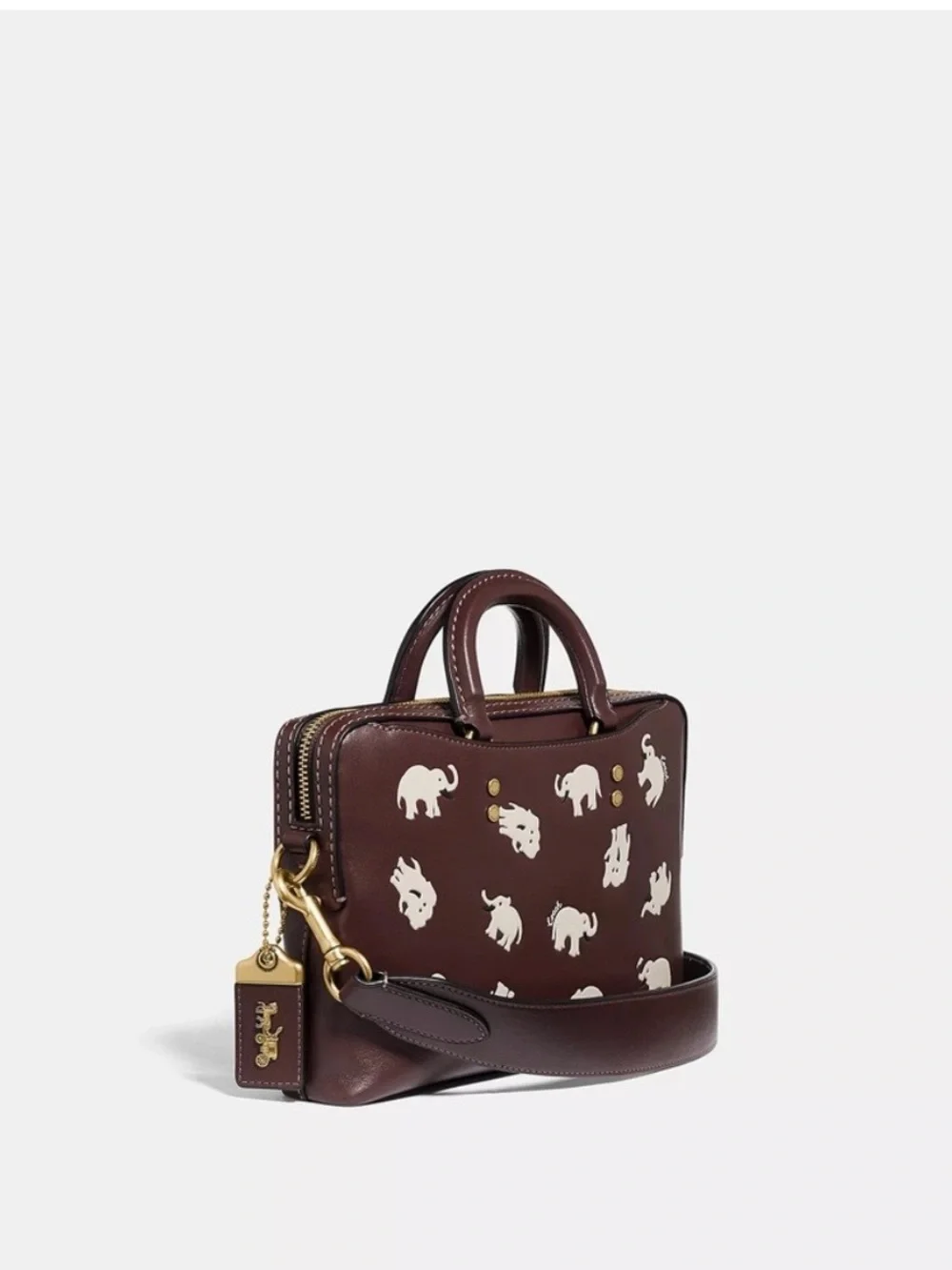 Coach Rogue Slim Brief 25 Elephant print